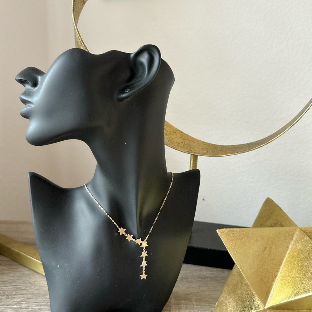 Star y shape necklace N735 - Picture 4 of 4